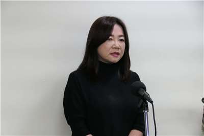針對賴清德總統此次搭乘史瓦帝尼國王專機往返，國民黨立委馬文君則提醒執政黨應正視兩岸關係。(趙婉淳 攝)
