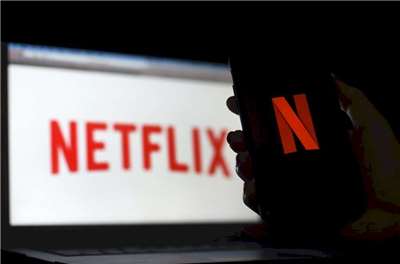 串流影音平台Netflix(網飛)(圖)遭德州檢方指控不當蒐集用戶數據，並將平台設計成會令人上癮。 (AFP)