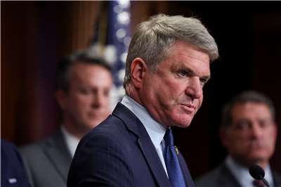 美國共和黨眾議員、前眾議院外交事務委員會主席麥考爾(Michael McCaul)(圖)表示，美國必須「武裝台灣，使其能夠自衛，以威懾習近平」。資料照片(路透社/達志影像)