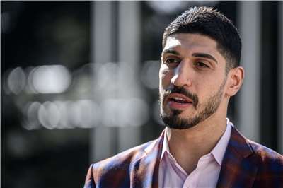 NBA前球星坎特(Enes Kanter Freedom)受訪時表示，台灣是全球科技競賽的核心，與美國的AI發展緊密相連，美國需要台灣。 (檔案照)