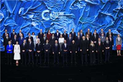 亞美尼亞舉行歐洲政治共同體(European Political Community, EPC)會議，超過40位歐洲領導人出席。 (圖:X@EPCArmenia)
