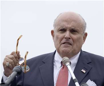 美國總統川普私人律師朱利安尼(Rudy Giuliani)、前紐約市長朱利安尼(Rudy Giuliani) (AP/達志影像)