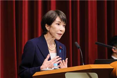 日本首相高市早苗重申「憲法應隨時代需求定期更新」。(圖：日本首相官邸)