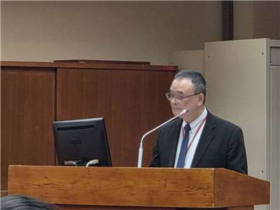 故宮院長蕭宗煌6日在教委會答詢立委質詢時表示，故宮文創商品台灣製比例已經突破8成，創新高。(江昭倫 攝)