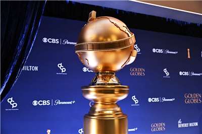 金球獎8日宣布新指引，以AI生成的演員演出將不具提名資格。(翻攝Golden Globes臉書)