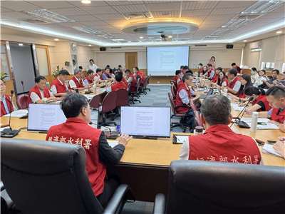 旱災水利署災害緊急應變小組今天(26日)召開第五次工作會議。(圖 : 水利署)