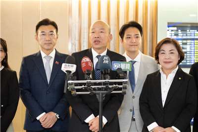 立法院長韓國瑜9日起率跨黨派立委至英、法兩國進行國會外交，並於17日晚間返抵國門。(圖：立法院)