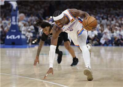 雷霆主將亞歷山大26日攻下32分，率隊奪下NBA西區冠軍賽第3勝。