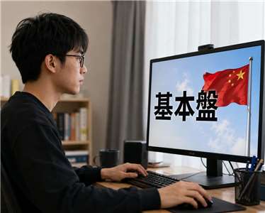 「基本盤」一詞最早是一個金融術語，特指股市中大盤的基本走勢，近來在中國網路上逐漸衍生出其他意思，特指認同中共官方愛國敘事的人群。示意圖。(AI生成圖)