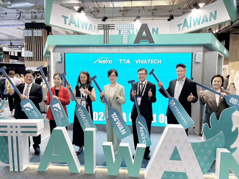 巴黎科技盛會VivaTech自17日起一連舉行4天，台灣第8度參展，34家新創企業展現運用人工智慧（AI）
的實力。