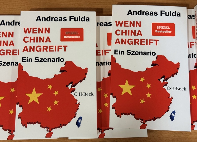 德國政治學者傅洛達新書「若中國發動侵略：一種設想」，書中以情境推演方式，探討中國對台動武可能對德國、歐洲及全球帶來的衝擊。