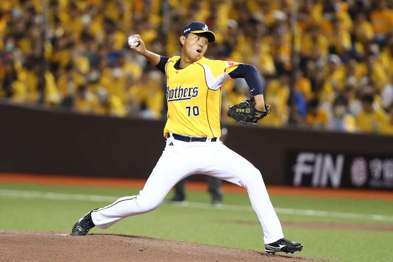 26歲投手徐基麟去年9月發生酒駕自撞事故。 (圖：中央社檔案照)