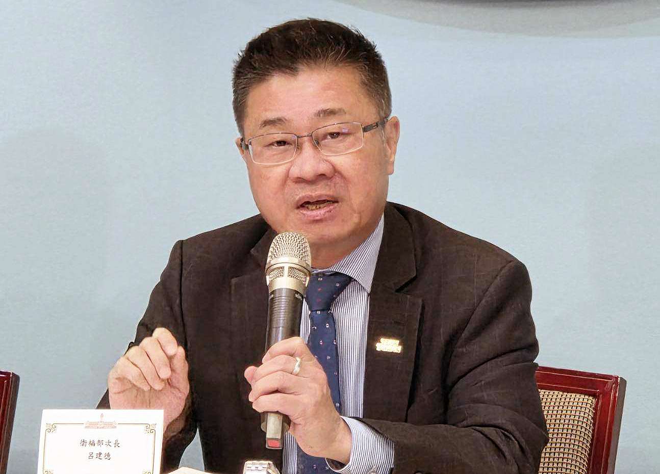衛福部次長呂建德說明長照3.0政策。資料照。(劉玉秋 攝)