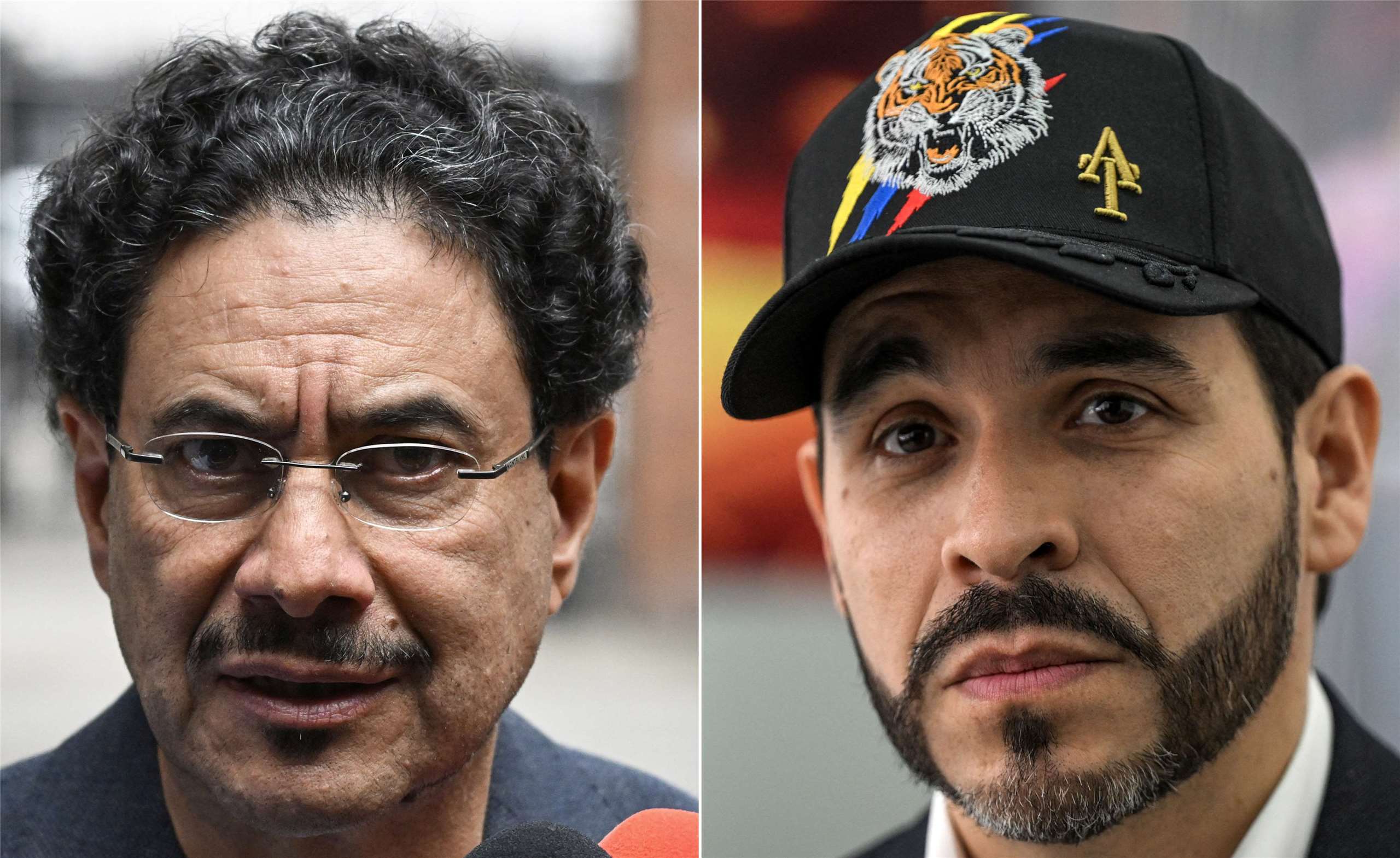哥倫比亞總統大選，右翼候選人艾思普雷雅(Abelardo de la Espriella,右)，與左翼參議員塞培德(Ivan Cepeda,左)一決勝負。
