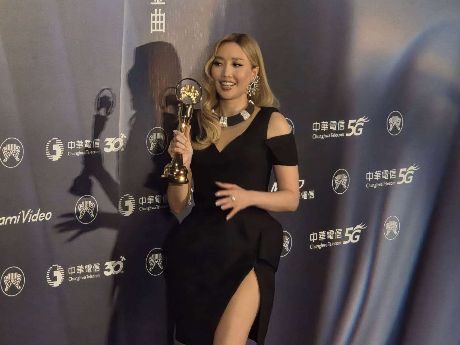 A-Lin主持金曲獎又奪年度歌曲。（江昭倫 攝）