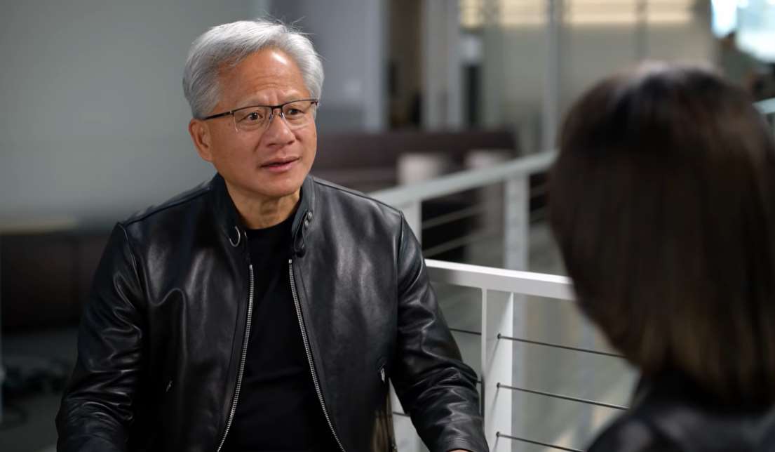 胡佛研究所(Hoover Institution)規劃「唯有在美國」(Only In America)人物系列訪談，由所長、前美國國務卿萊斯(Condoleezza Rice)主持，探討美國夢的故事，第一集即邀請輝達(NVIDIA)執行長黃仁勳在輝達矽谷總部對談。(翻攝YT/‎@HooverInstitution)