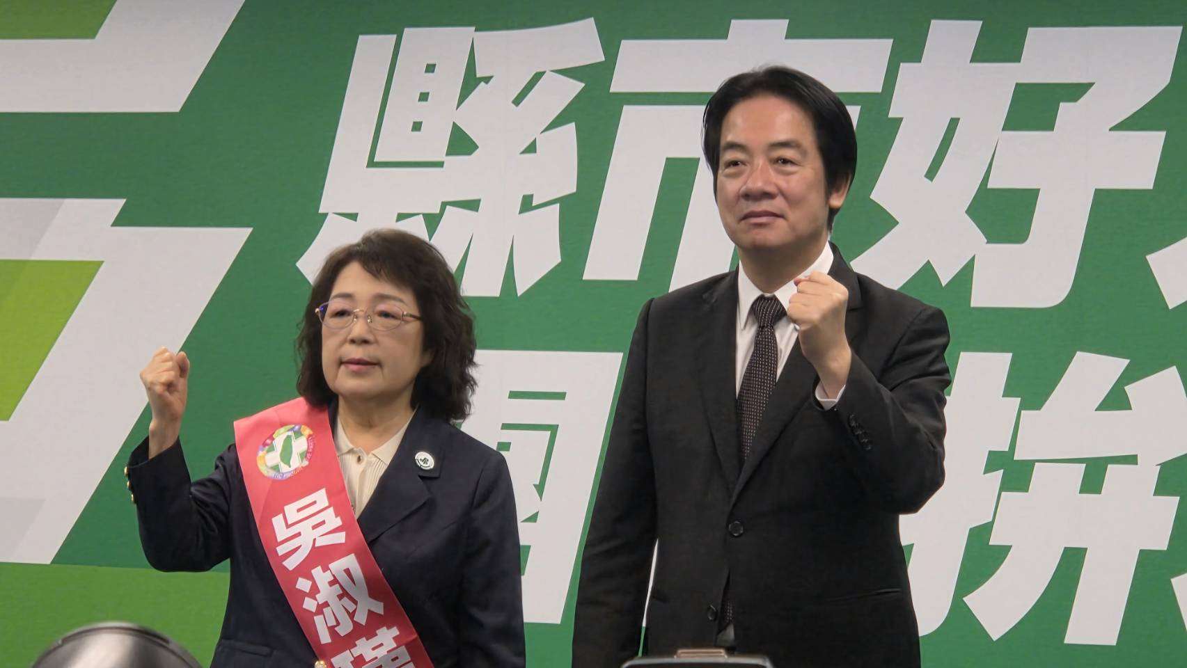 民進黨中執會今天(17日)通過改提名陳光復的妻子吳淑瑾「代夫出征」，代表民進黨參選澎湖縣長。(劉玉秋攝)