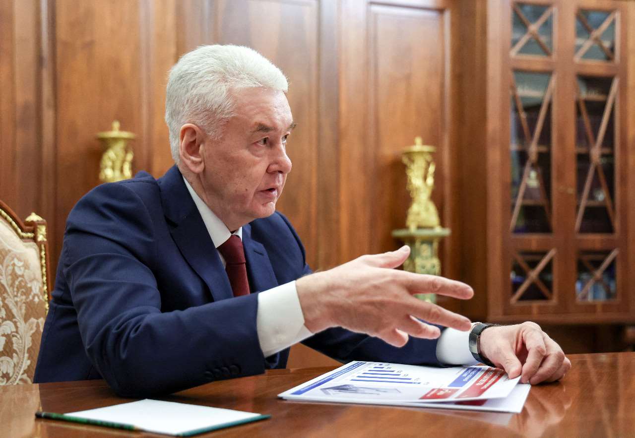 莫斯科市長索比亞寧(Sergei Sobyanin)表示，近60架飛往莫斯科的無人機被擊落。(檔案照)