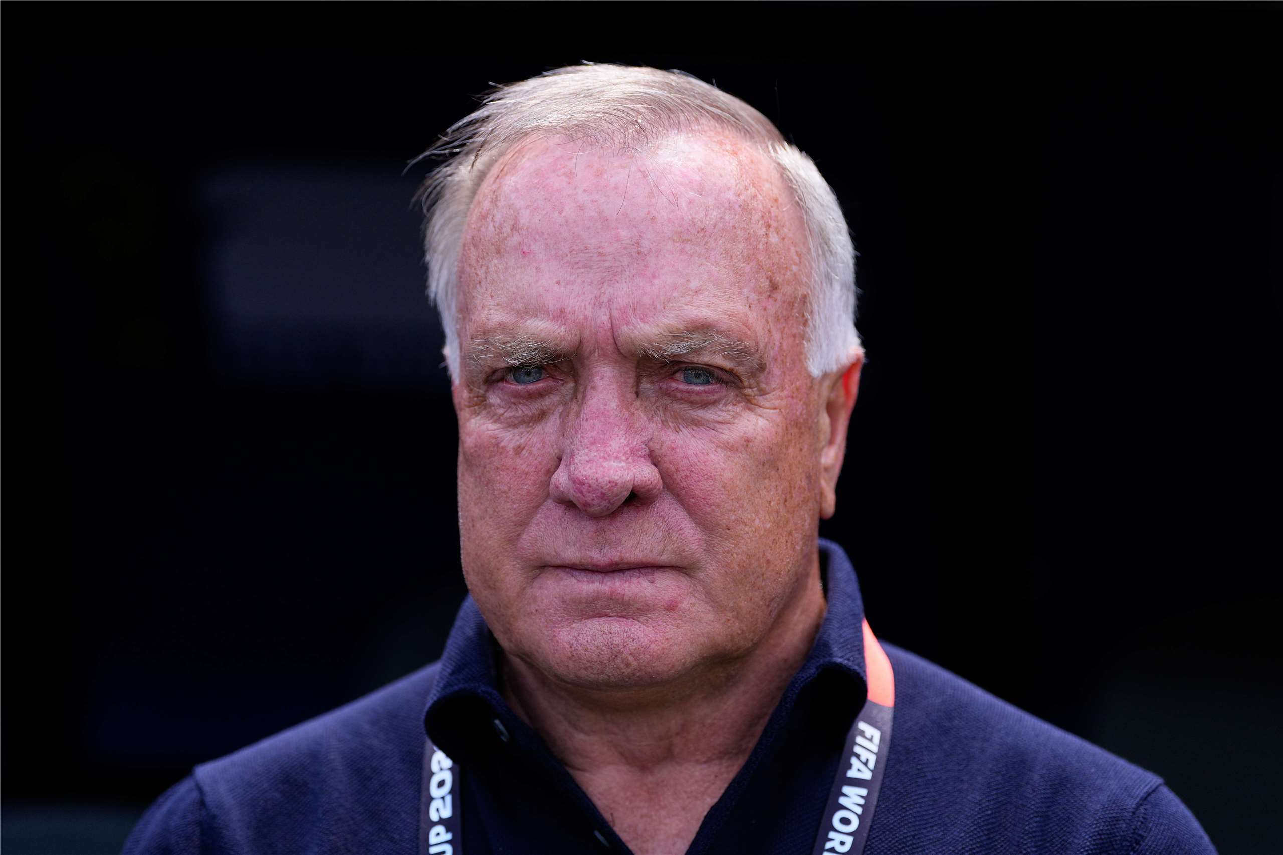 世界盃古拉索總教練艾沃卡（Dick Advocaat）(圖)滿意球員在比賽的拼戰精神。