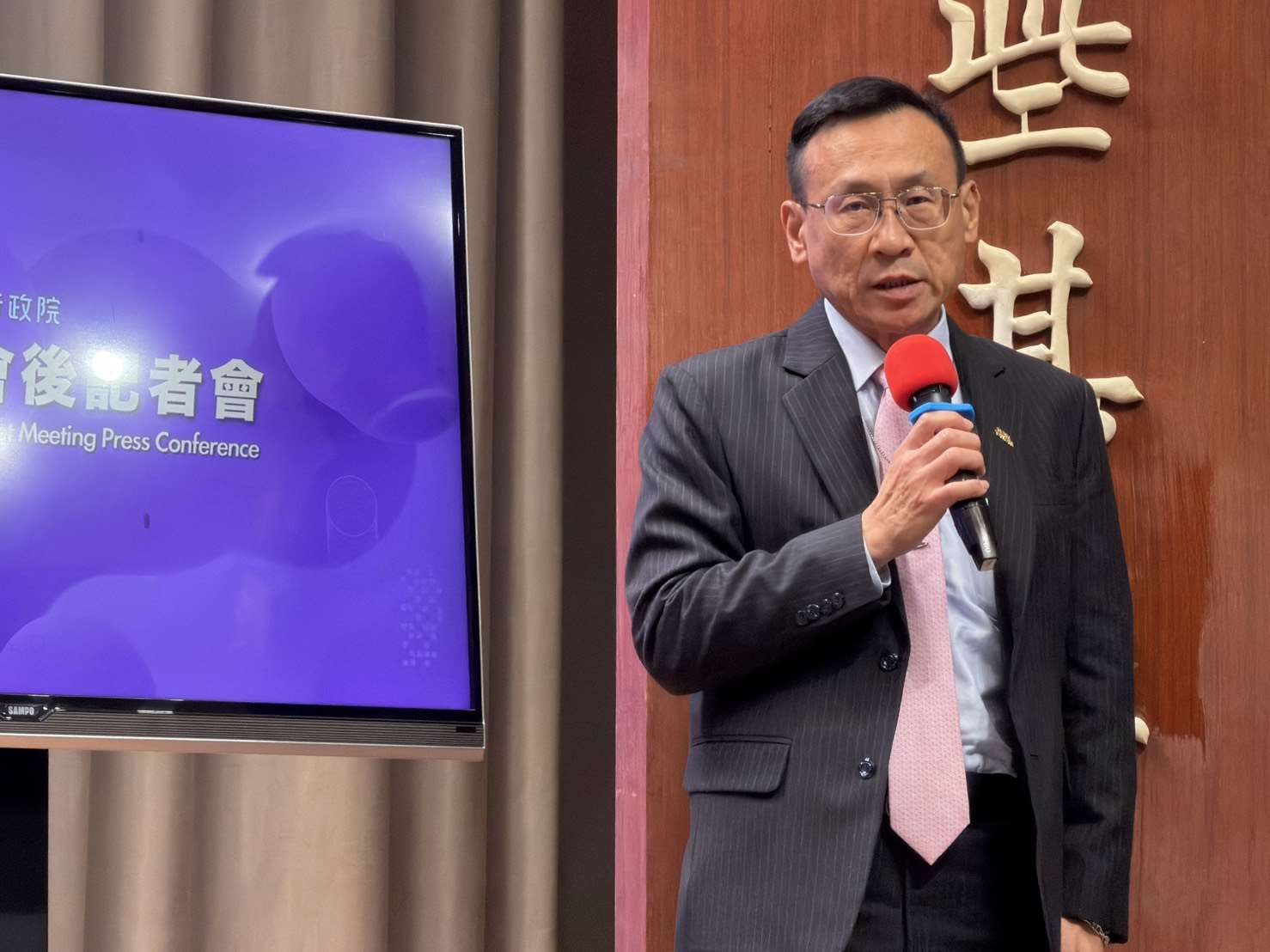 外交部亞太司司長林昭宏。(鄭佑漢 攝)