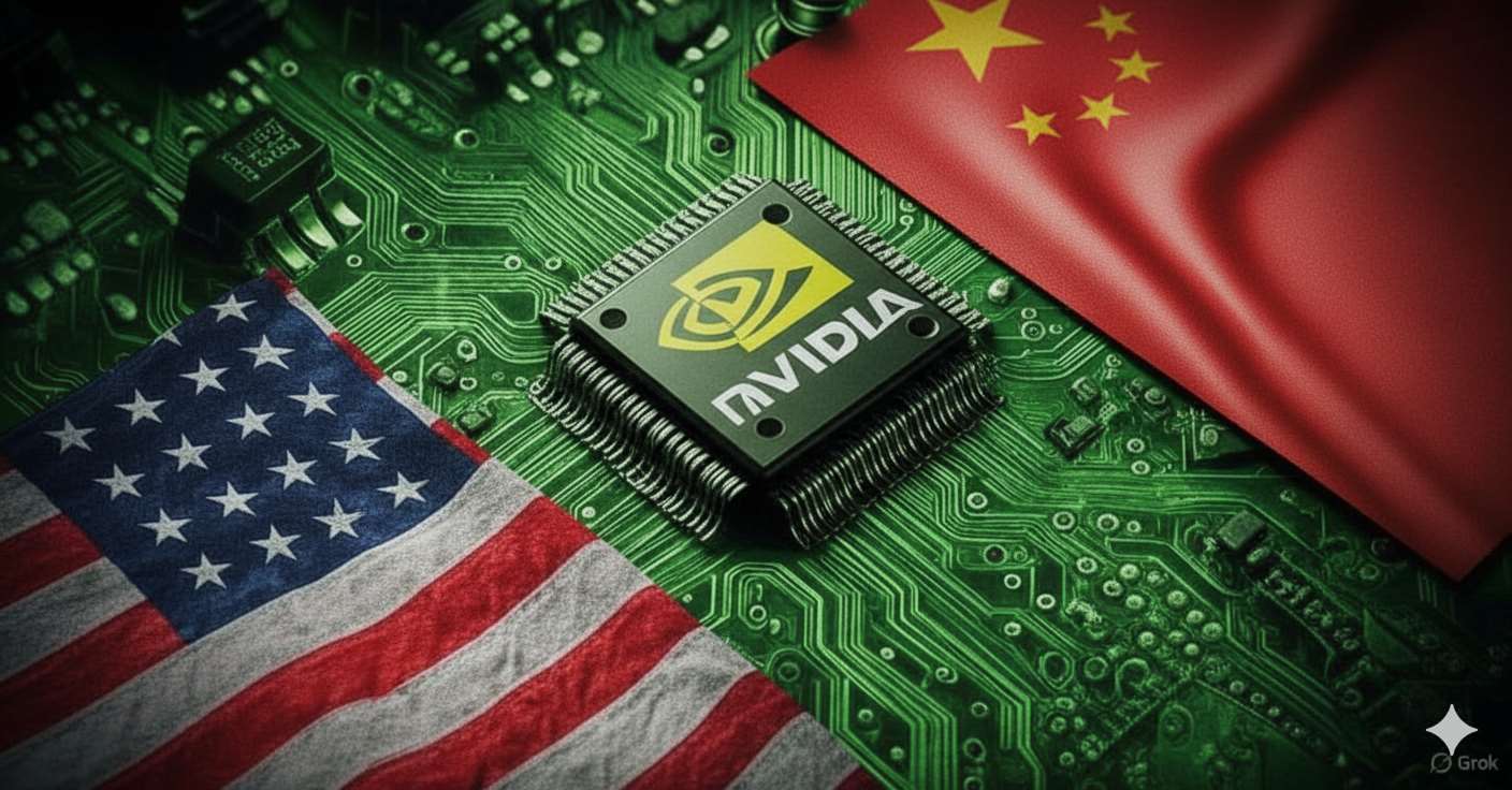 儘管美國打擊非法晶片出口，中國企業對輝達(Nvidia)人工智慧(AI)晶片的需求依舊強勁。(示意圖/AI生成)
