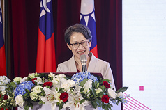 副總統蕭美琴6日中午率團啟程前往友邦帛琉共和國進行國是訪問。資料照。