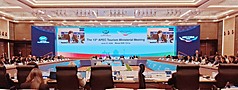 2026亞太經濟合作會議（APEC）第13屆觀光部長會議日前在澳門召開，交通部觀光署長陳玉秀代表台灣參加，會中向國際介紹「智慧包容性旅遊」政策。（觀光署提供）