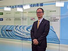 中央氣象署30日舉辦115年颱風季展望記者會，氣象署預報中心主任黃椿喜回顧今年梅雨季情況，指降雨集中在6月，5月雨量顯著偏少。