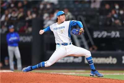 日本職業棒球北海道日本火腿鬥士隊26歲投手古林睿煬，預計14日回一軍先發。 (資料照／取自日本火腿FB)