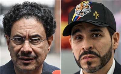 哥倫比亞總統大選，右翼候選人艾思普雷雅(Abelardo de la Espriella,右)，與左翼參議員塞培德(Ivan Cepeda,左)一決勝負。