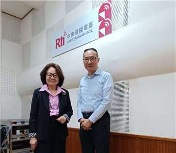 林威城 副館長接受美麗的台灣節目專訪