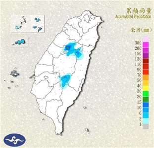 中央氣象署指出，16日鋒面逐漸遠離台灣北部海面，西南風稍減弱，降雨較為趨緩但水氣仍多(圖:交通部中央氣象署)