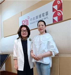 卓麗秋館長接受美麗的台灣節目專訪