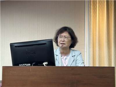 立法院內政委員會8日召開公聽會，審查行政院函送中選會委員提名名單。圖為國民黨團推派的開南大學法律學系兼任副教授仉桂美與會發言。（趙婉淳 攝）