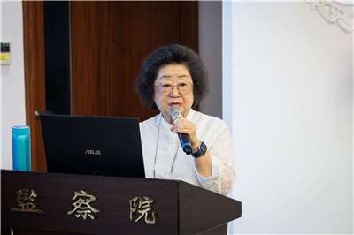監察委員范巽綠4日發布報告，揭開威權時期情治單位透過「人二系統」，對人民思想進行監控的真相。(楊仁翔 攝)