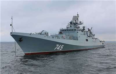 俄國海軍巡防艦「格里戈洛維奇上將號」(Admiral Grigorovich）傳出在英吉利海峽向英籍遊艇方向實施警告射擊。(維基百科/CC BY 4.0)