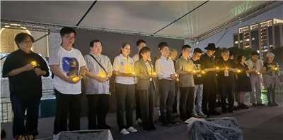 六四37週年紀念晚會在台北舉行。(程寬仁 攝)