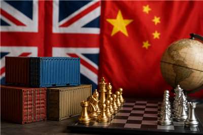 英國以涉嫌向俄提供關鍵軍事裝備為由，宣布制裁包括4家中國實體在內的一些國家實體及個人。(示意圖/AI生成)