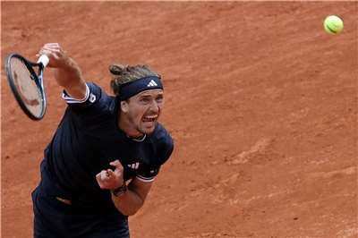 德國網球名將茲韋列夫(Alexander Zverev)二度挺進法國網球公開賽男單決賽。