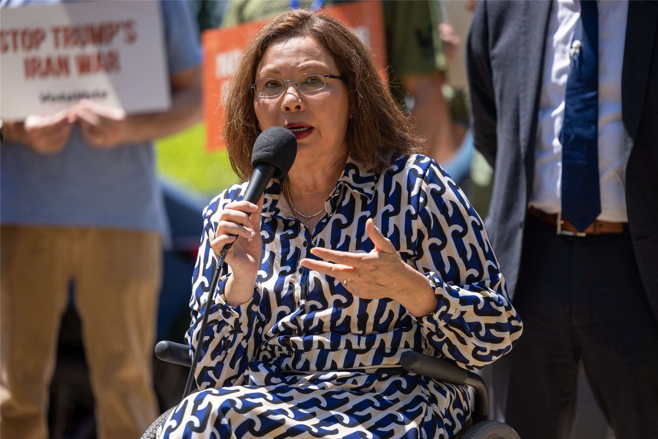 美國聯邦參議員達克沃絲(Tammy Duckworth)。資料照片。(AFP)