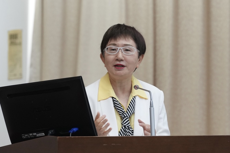 財政部「青安3.0」將於8月上路，有立委22日在立法院財政委員會提出質疑，財政部長莊翠雲（圖）答詢說明政策細節及因應配套。