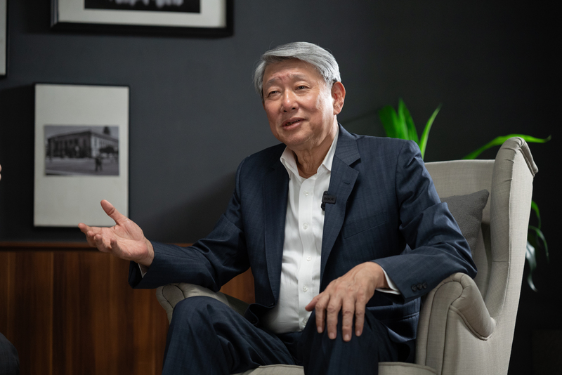前經濟部長郭智輝（圖）宣布參選中華民國棒球協會理事長，經營企業成棒隊已累積15年，近期更投資灼見運動數據，協助台灣棒球成長。（郭智輝辦公室提供）