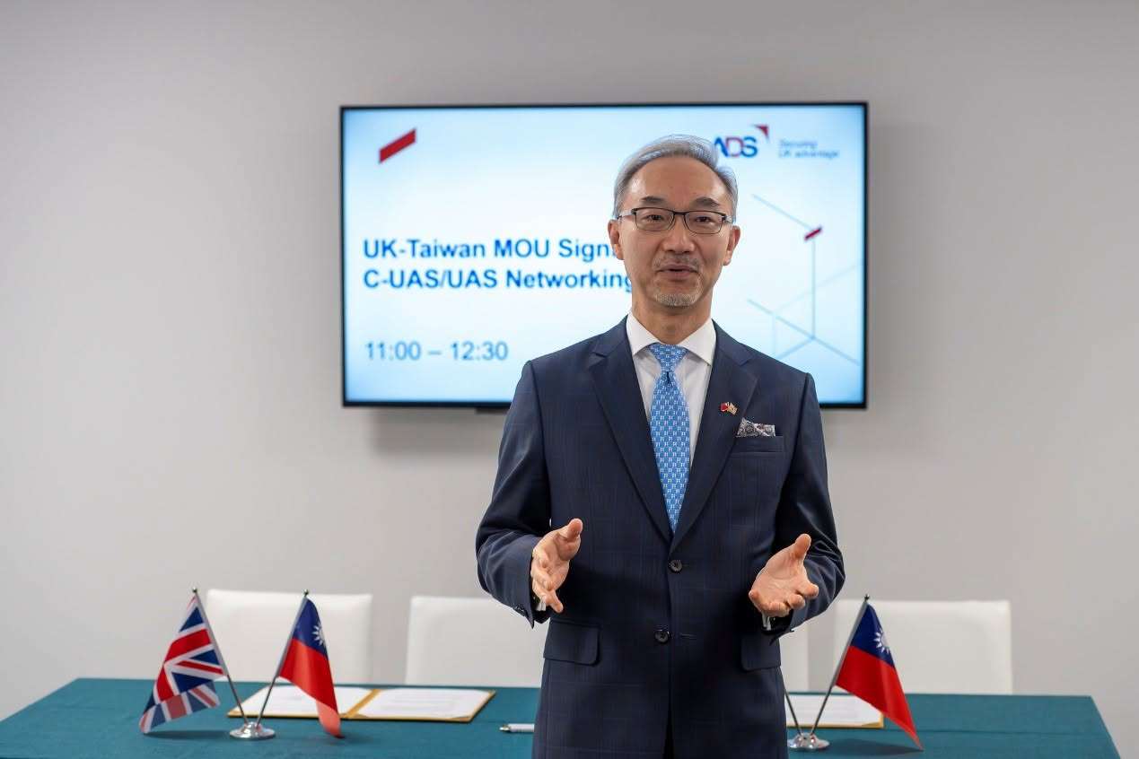 駐英國代表姚金祥日前接受英國「每日電訊報」專訪。示意圖。 (圖:駐英代表處)