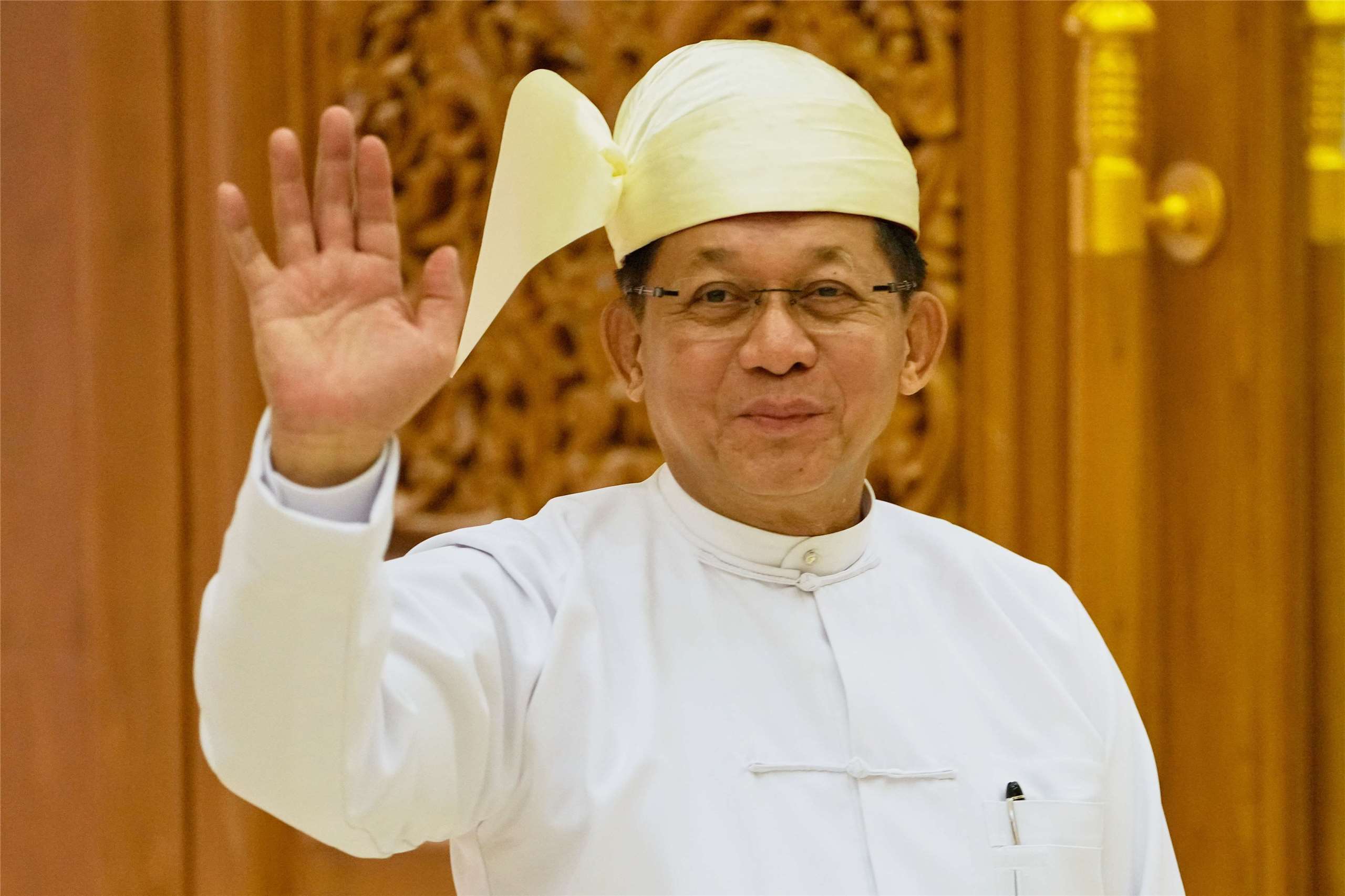 緬甸總統敏昂萊(Min Aung Hlaing)(圖)將於8月訪問泰國。資料照片。