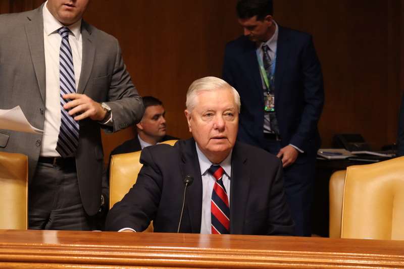 美國共和黨參議員葛瑞姆(Lindsey Graham；又譯葛蘭姆)(前)逝世，享壽71歲。(中央社檔案照片)