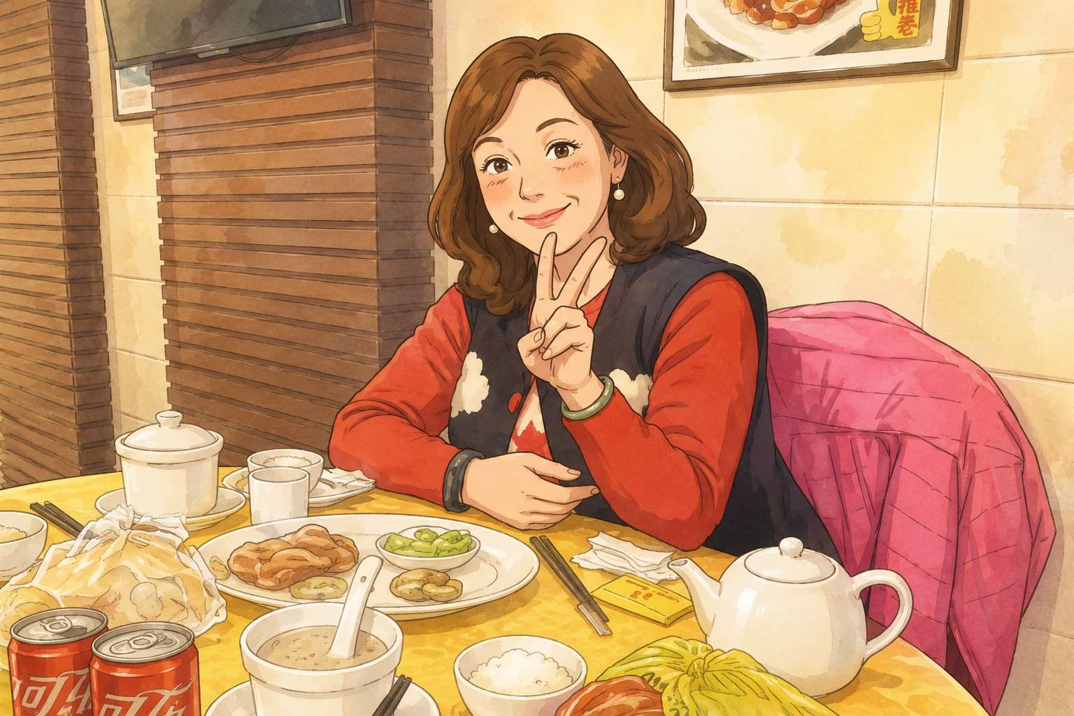 AI生出的圖，像沙菲小姐嗎?