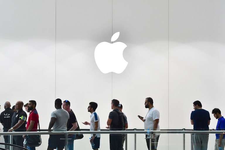 蘋果公司(Apple)擬採購中國長鑫存儲以及長江存儲兩家遭美國列入軍工黑名單企業的記憶體晶片，連執行長庫克也加入遊說行列，但遭到美國國會議員強烈反對。資料照片(AFP)