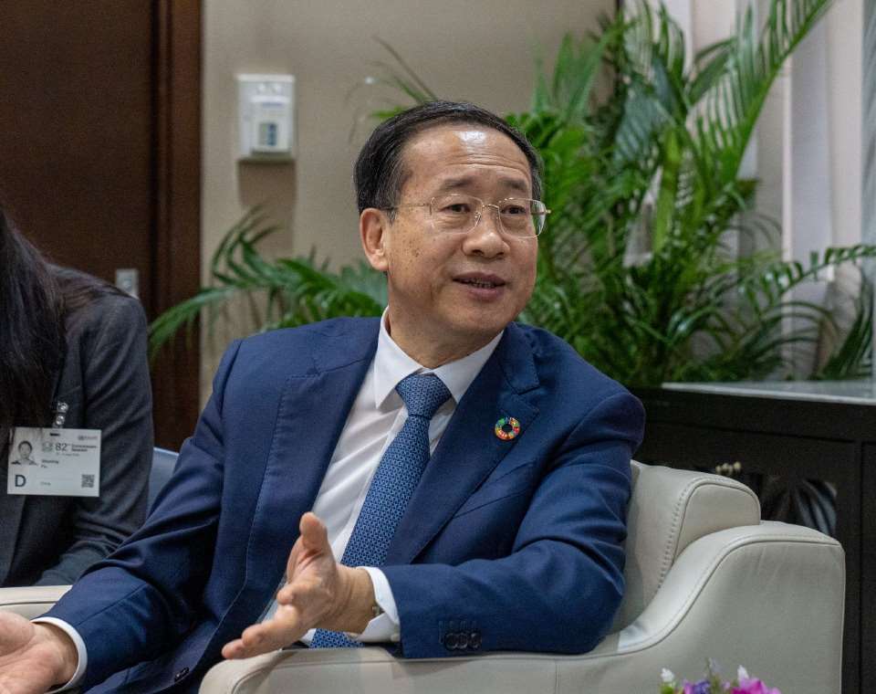 港媒報導指出，中國外交部副部長馬朝旭預計下週赴美，此行或為習近平今年稍晚訪美提前鋪路。(圖翻攝微博@聯合國亞太經社會)