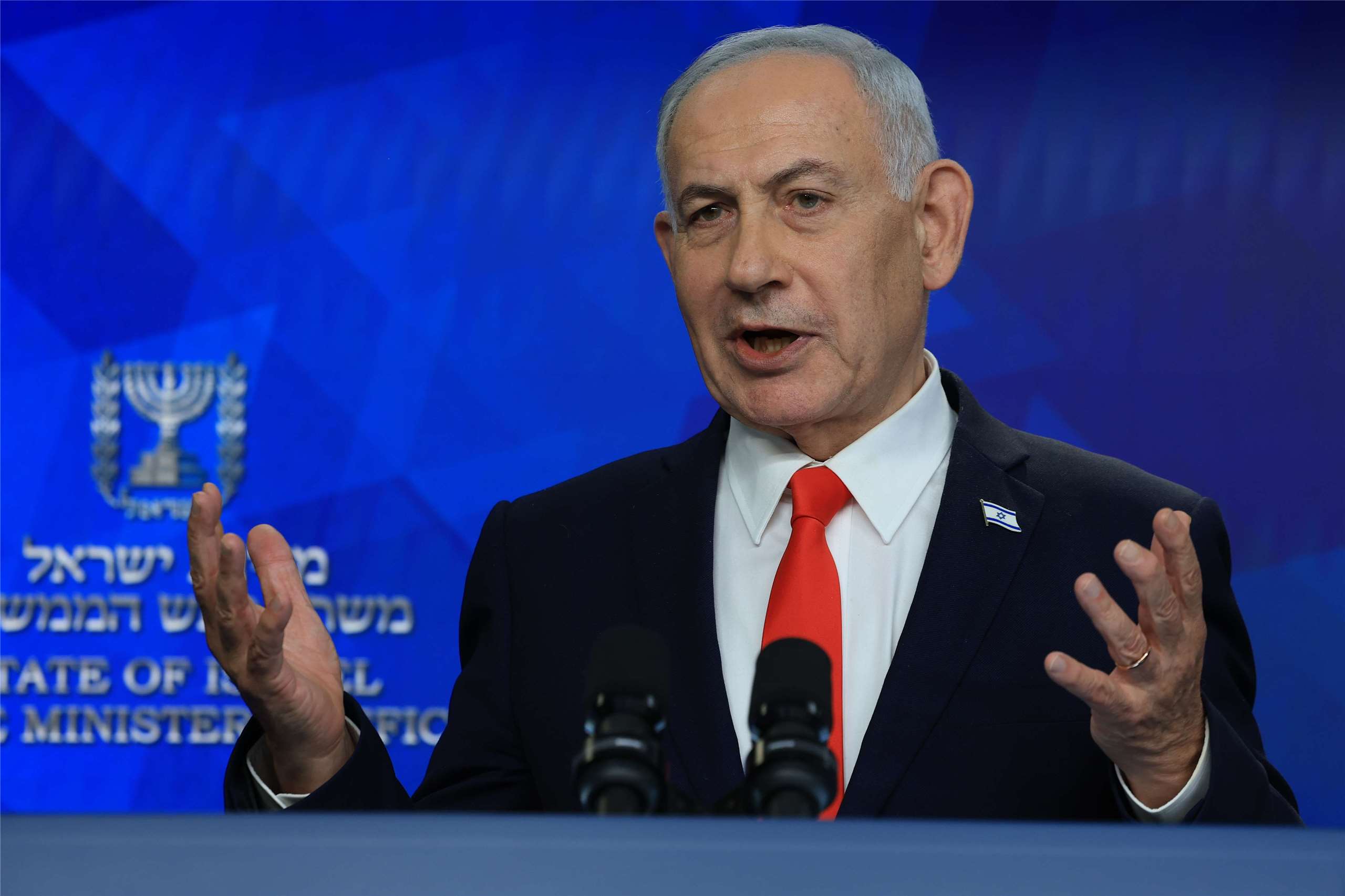 以色列總理尼坦雅胡(Benjamin Netanyahu)9月赴聯合國面臨被逮捕的風險 。資料照。