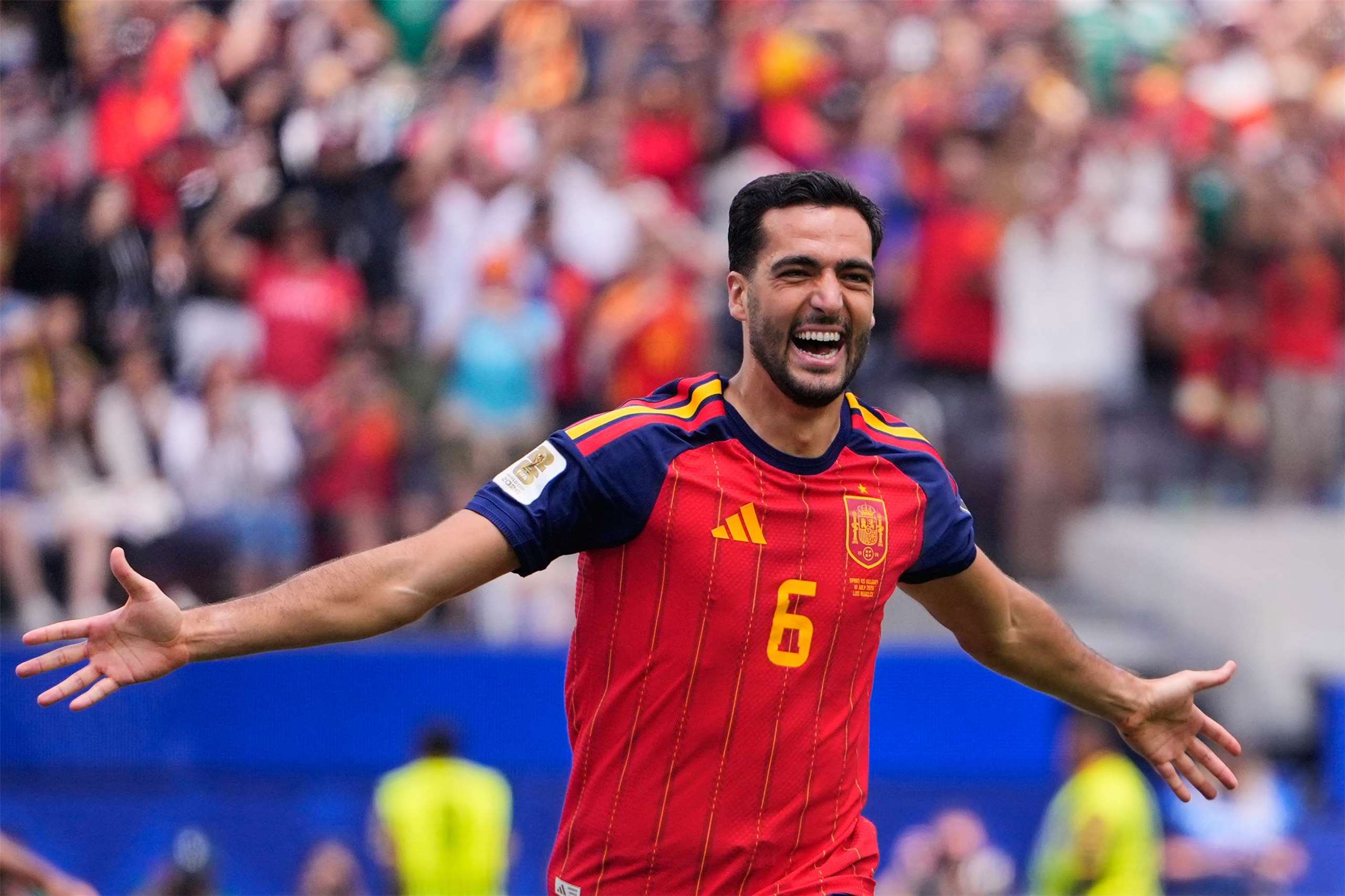 西班牙球星梅禮諾(Mikel Merino)幫助球隊以2比1擊敗比利時。